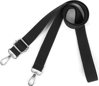 Generic 2.5cm Wide Shoulder Strap for Bag, Bag Strap Black Universal Replacement, Shoulder Crossbody Handbag Straps for Men Women