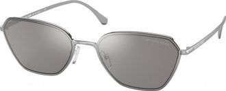 Michael Kors Womens MK1081-10146G MK1081 56 10146G Sunglasses - Silver - One Size