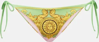 Versace Printed bikini bottoms
