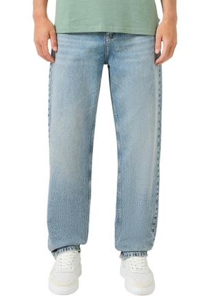 QS by s.Oliver 5-Pocket-Jeans QS, Herren, Gr. 30, L&auml;nge 34, light blau used, Denim/Jeans, Obermaterial: 100% Baumwolle, unifarben, loose fit lang, Jeans 5-Pocket-Jea