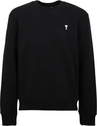 Ami Crew Neck Sweater with Ami de Coeur Motif