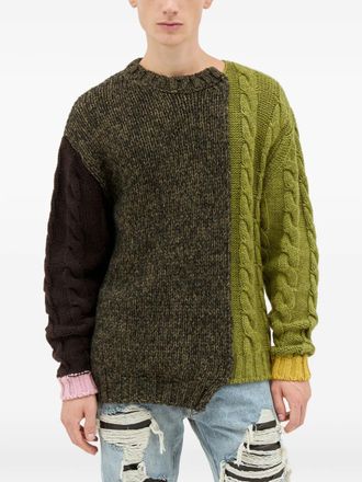 Gallery Dept. colourblock sweater - Green