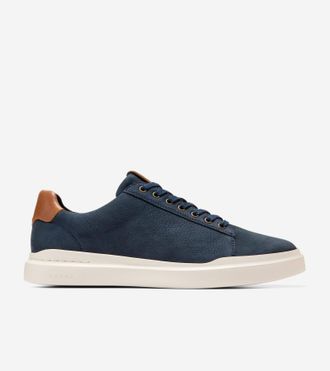 Cole Haan Mens GrandPr&oslash; Rally Lace To Toe Sneakers - Blue Size 7.5