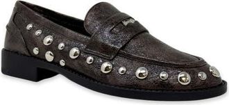 Shushop Trisha Penny Loafer in Dark Taupe at Nordstrom, Size 8.5