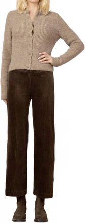 Avenue Montaigne Alex Corduroy Pant In Moss
