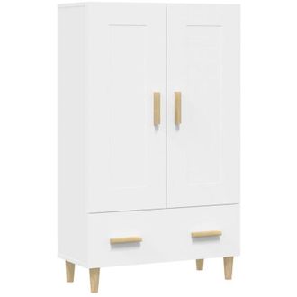vidaXL Highboard White 70x31x115 cm Engineered Wood vidaXL