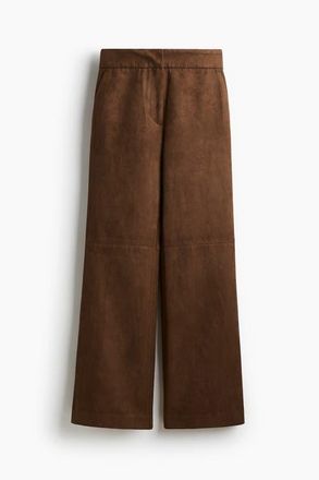 H&M Bootcut Trousers in Brown at Nordstrom, Size 10