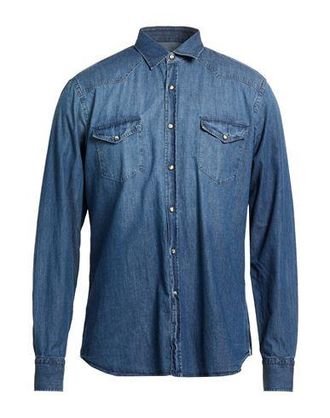 Grigio TOPWEAR - Denim shirts on YOOX.COM