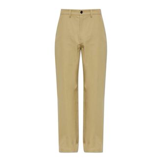 Burberry Straight Trousers, male, Beige, Size: XL Arthur Trousers