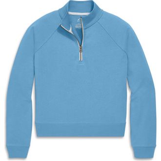 primary Womens Fit Half-Zip Sweatshirt in Cornflower at Nordstrom, Size X-Large