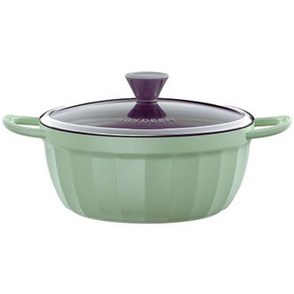 OEM Olla Antiadherente Esmaltada Buydeem De 4,5 L, Modelo Cp152, Color Verde Acogedor