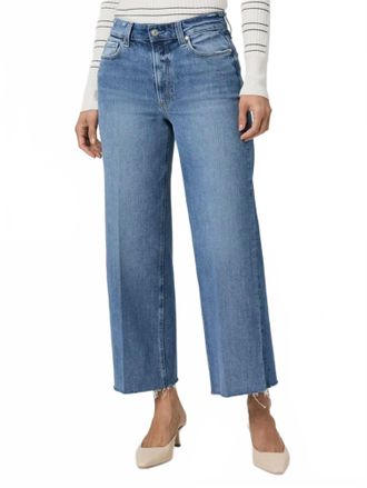 Paige Anessa Raw Hem Jean In Poet