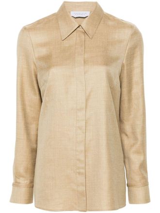 Gabriela Hearst Cruz shirt - Brown
