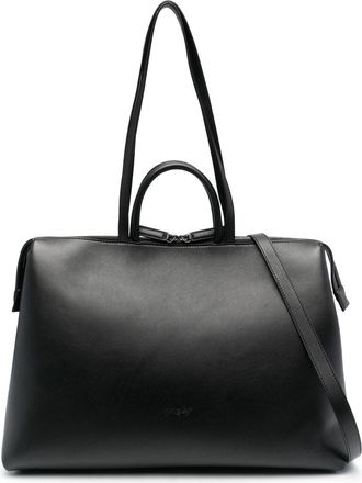 Mars&egrave;ll Orizzontale leather tote bag - women - Calf Leather - OS - Black