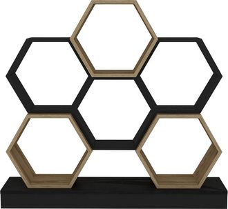 Hanah Home Modern Geometric Bookshelf