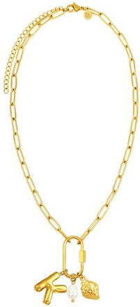 Petit Moments Carabiner Initial Necklace in Gold-K at Nordstrom