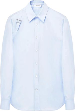 Alexander McQueen Camicia Harness - Blu