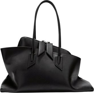 The Attico Dames, Tassen, Zwart, Maat: ONE Size Leer