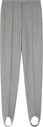 Dries Van Noten Pantaloni con staffe - Grigio
