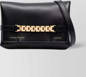 Victoria Beckham small leather chain pouch bag
