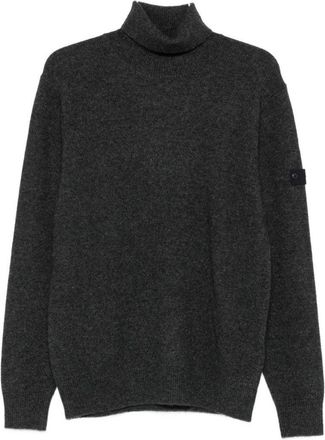 Peuterey Dark Grey Finely Knit Sweater
