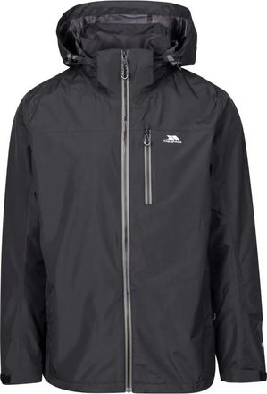 Trespass Mens Hinderclay TP75 Waterproof Jacket (Black) - Size Medium
