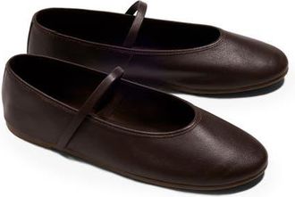 Tkees Reese Mary Jane Flat in Rich Brown at Nordstrom, Size 11