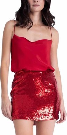 Karina Grimaldi Thea Top In Ruby