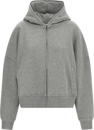 Entire studios Entire Studios, Hoodies & sweatvesten, Dames, Grijs, 2Xl, Katoen, Eternal Zip Hoodie