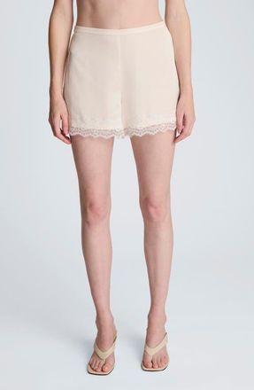 Kenneth Cole Tonal Lace Shorts in Feather White at Nordstrom, Size X-Large