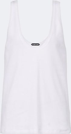 Tom Ford Cotton-blend jersey tank top