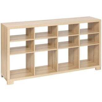 5five Simply Smart 5five Simply Smart - Credenza bivoak con ripiani regolabili 137x76cm effetto legno - 5five