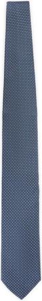 Lanvin Ties, male, Blue, Size: ONE SIZE Circle Dot Tie
