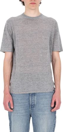 Roberto Collina Linen-Cotton Melange Casual T-Shirt