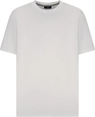 Herno Cotton T-Shirt - Heren - T-shirts - Wit - 2XL - Katoen - Tops