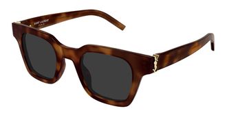 Saint Laurent SL M157 003 Womens Sunglasses Tortoiseshell Size 47 - Free RX Lenses - Free RX Lenses