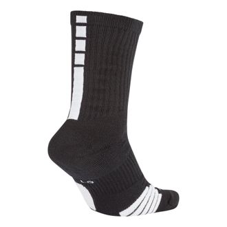 Nike Elite Crew Basketball Socks Black White SX7622-013