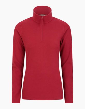 Mountain Warehouse Womens Mountain Warehouse Womens/Ladies Camber II Fleece Top - Red - Size: 18/20