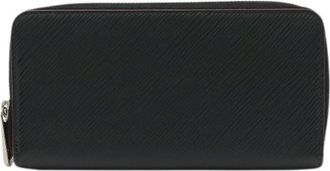 Louis Vuitton Pre-owned Wallets, female, Black, Size: ONE SIZE Pre-owned Epi Leather Zippy Wallet Black