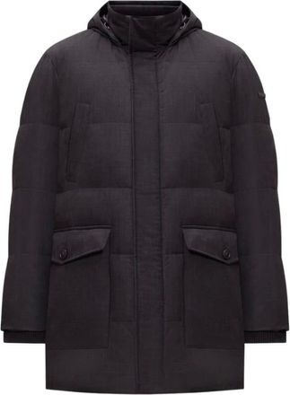 PESERICO Jassen, Heren, Zwart, XL, Gewatteerd Donsjack