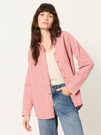 Fat Face FatFace Bessie Pink Stripe Shirt