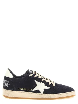 Golden Goose Blue Logo Ball Star Sneakers