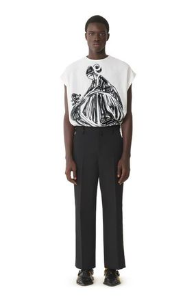 Lanvin White Mother And Daughter T-Shirt at Nordstrom, Size X-Large