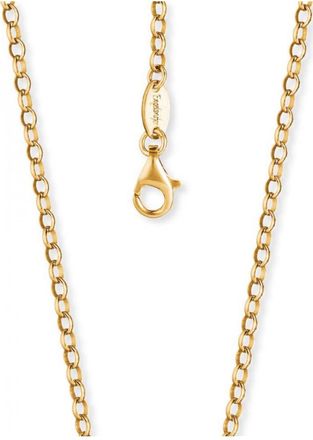 Engelsrufer Womens ERN-50-AG Ladies Anchor Necklace - Gold Sterling Silver - One Size