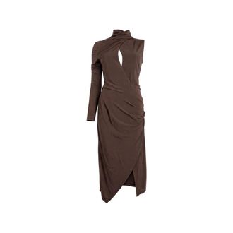 Pinko Pinko, Dames, Jurken, Bruin, Maat: XS