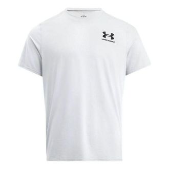 Under Armour HeatGear Fitted T-Shirt White Black 6000939-100