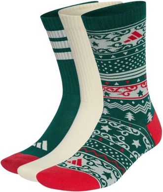 adidas Christmas Graphic Crew Sock 3 Pair Pack Multifunktionssocken f&uuml;r Herren | bunt