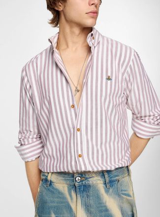 Vivienne Westwood Mens Krall striped Oxford shirt