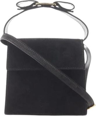 Ferragamo Pre-owned Mini Bags, female, Black, Size: ONE SIZE Pre-owned Mini Bag