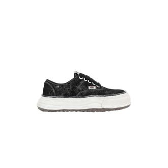 Miharayasuhiro Baker26 Glittery Suede Sneakers